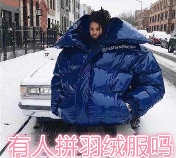 有人拼羽絨服嗎表情包高清無水印圖片合集截圖3