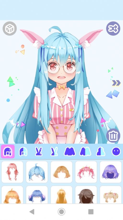 動漫裝扮2游戲免費金幣最新版（Anime Dress Up 2）截圖3