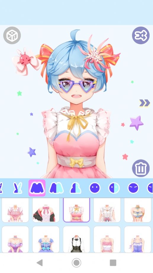 動漫裝扮2游戲免費金幣最新版（Anime Dress Up 2）截圖2