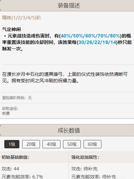 原神菲謝爾武器推薦 原神菲謝爾推薦武器介紹