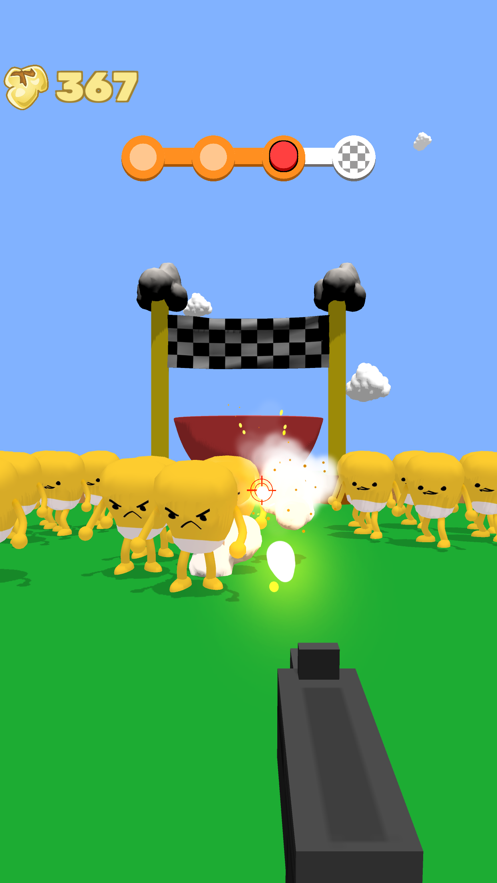 一槍一個(gè)爆米花游戲安卓版（PopCorn Hero）截圖3