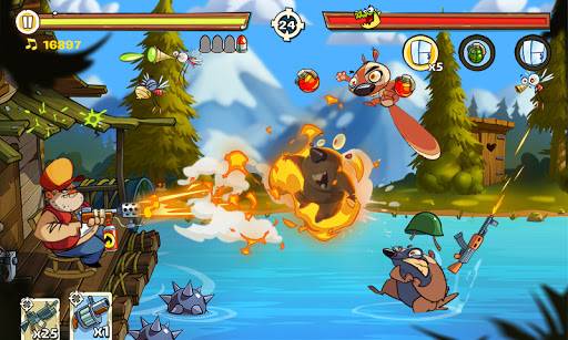 沼澤激戰(zhàn)2免費金幣無敵最新版（Swamp Attack 2）截圖1
