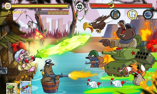 沼澤激戰(zhàn)2免費金幣無敵最新版（Swamp Attack 2）截圖3
