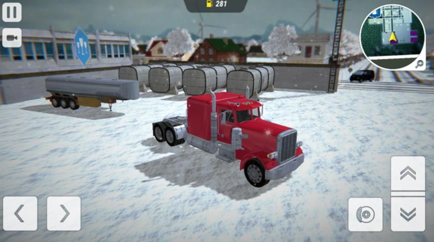雪地卡車模擬器游戲版截圖1