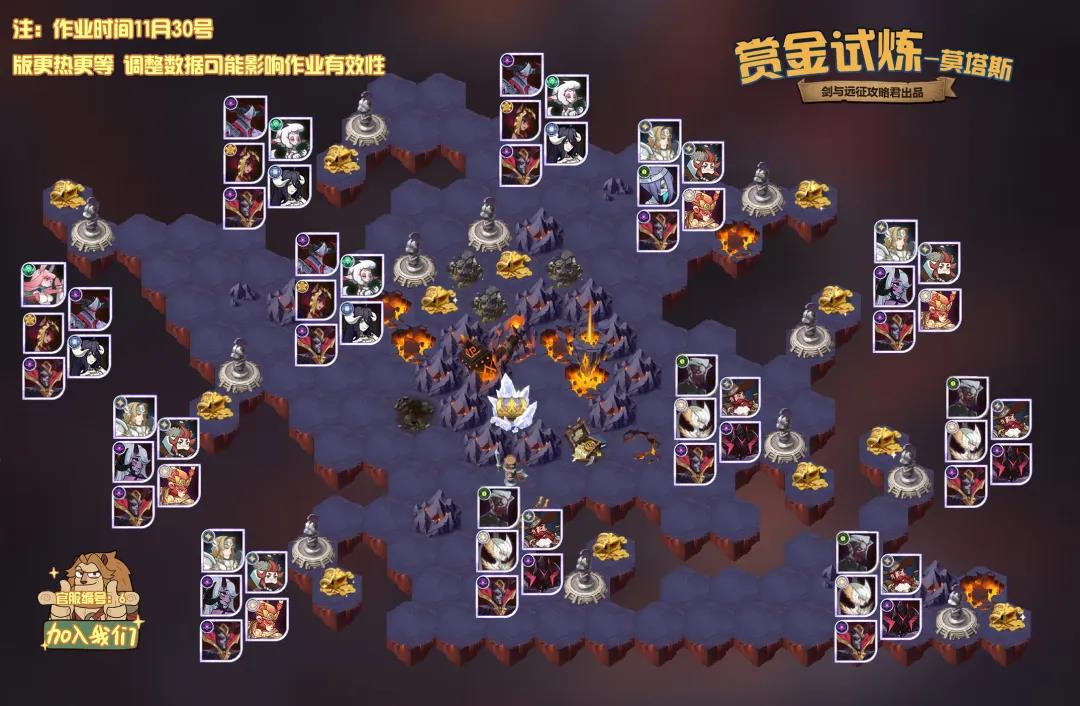 劍與遠征莫塔斯試煉之地怎么過？莫塔斯試煉之地通關(guān)路線圖攻略