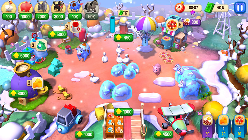 瘋狂農(nóng)場刷新游戲中文手機版（Farm Frenzy Refreshed）截圖1