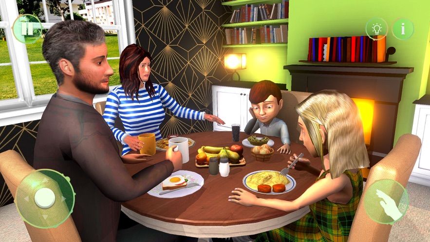家庭虛擬媽媽模擬器中文漢化版游戲（Family Simulator Virtual Mom）截圖4