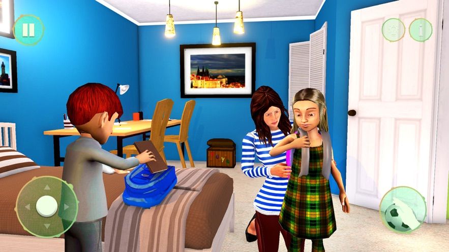 家庭虛擬媽媽模擬器中文漢化版游戲（Family Simulator Virtual Mom）截圖3