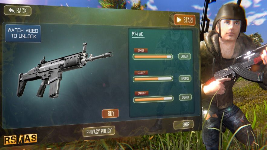 陸軍射擊游戲槍戰(zhàn)2020中文最新版截圖4
