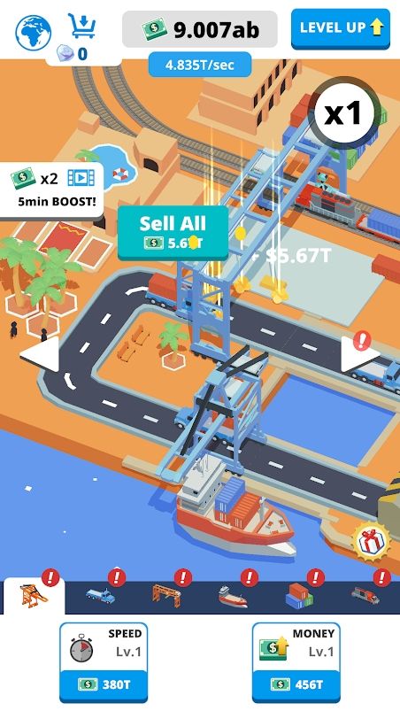 Idle Port游戲安卓最新版截圖2