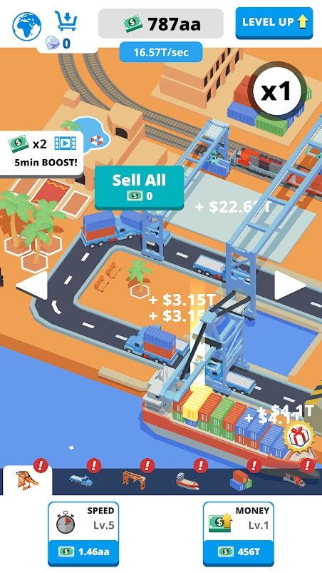 Idle Port游戲安卓最新版截圖4