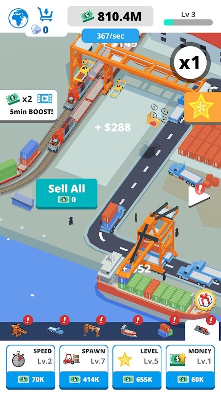 Idle Port游戲安卓最新版截圖3