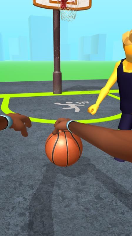 Dribble Hoops游戲安卓版（運(yùn)球籃圈）截圖1