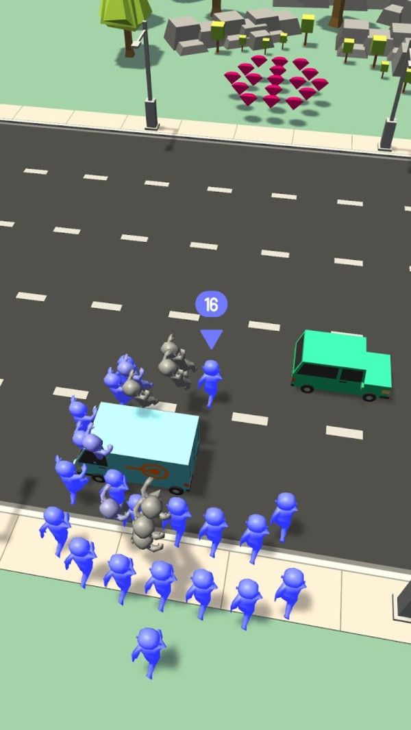 抖音人類過馬路游戲安卓版2020截圖1