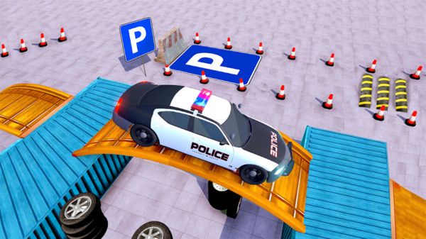 警車駕駛公園挑戰(zhàn)賽中文游戲安卓版截圖2