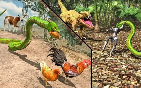 饑餓蛇狩獵游戲中文版截圖1