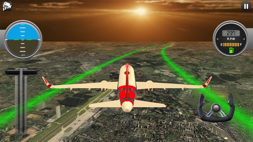 飛行模擬飛機(jī)2020游戲安卓版截圖2