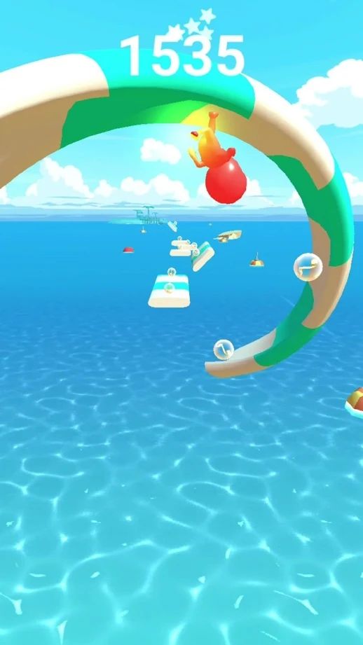 水上沖浪3D游戲最新版（Aqua Dash 3D）截圖4