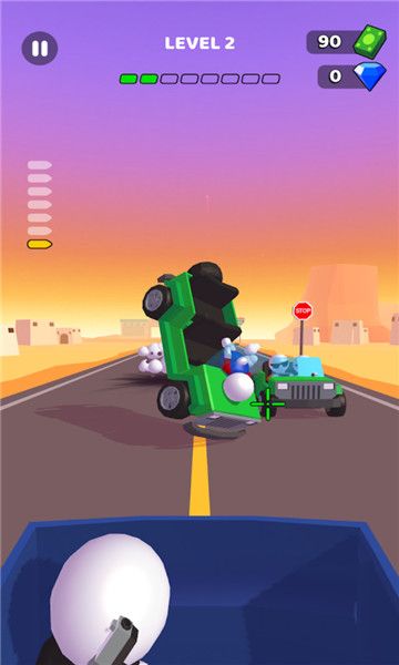 速度與機槍游戲安卓版（rage road）截圖1