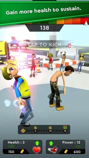 踢腿王游戲版（Kick King）截圖3