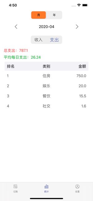 每天記賬小幫手APP手機(jī)版截圖4