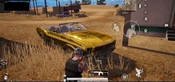 和平精英怎么跟黃金肌肉跑車合影？合影黃金肌肉跑車得q幣攻略