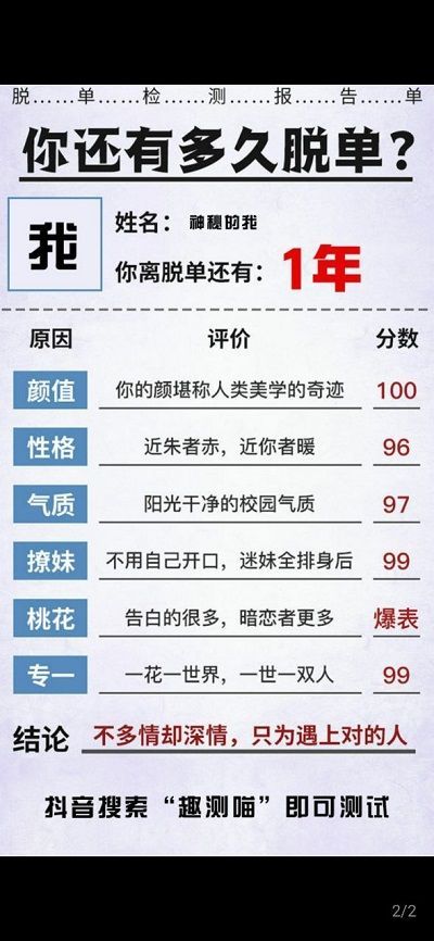 你還有多久脫單測試安卓蘋果版入口截圖1