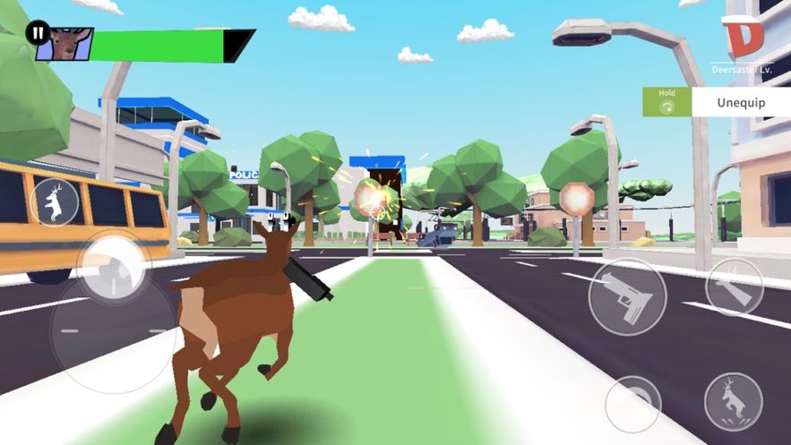 沙雕動(dòng)物城游戲安卓手機(jī)版（DEEEER Simulator）截圖1
