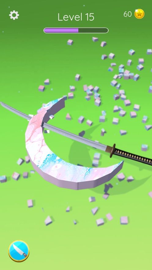 解壓切肥皂3D游戲手機(jī)版截圖2