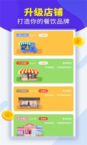 百萬大排檔游戲領(lǐng)紅包版截圖2
