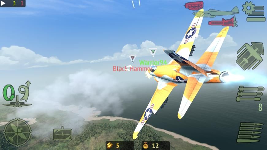 Warplanes Online Combat中文游戲安卓版截圖3