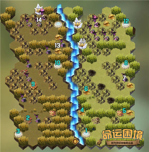 劍與遠征命運困境攻略：命運困境速通路線圖及獎勵一覽