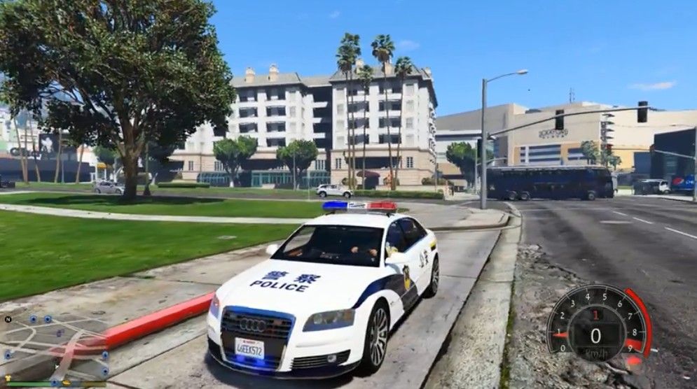 奧迪警車模擬器游戲手機(jī)版截圖2