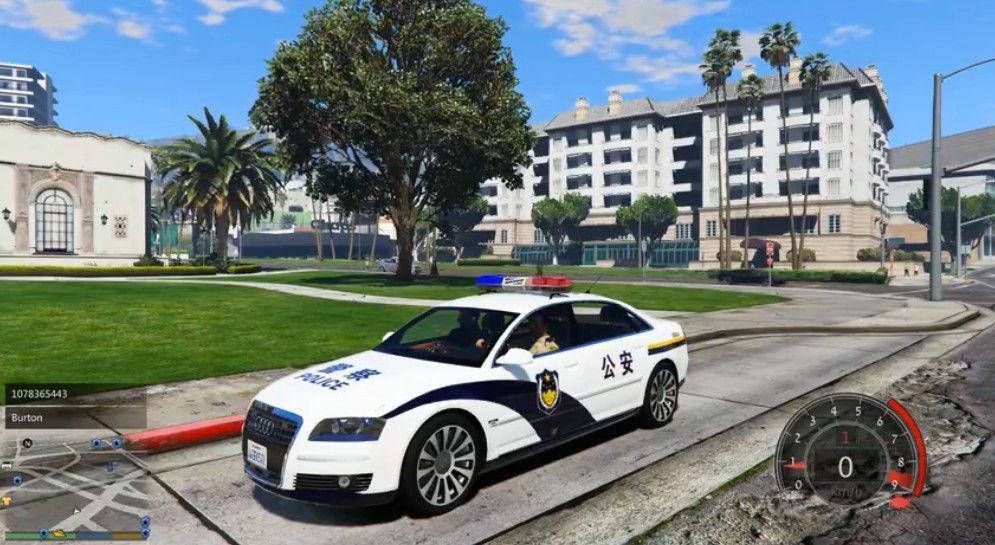 歐洲卡車模擬2奧迪警車游戲手機中文版截圖2