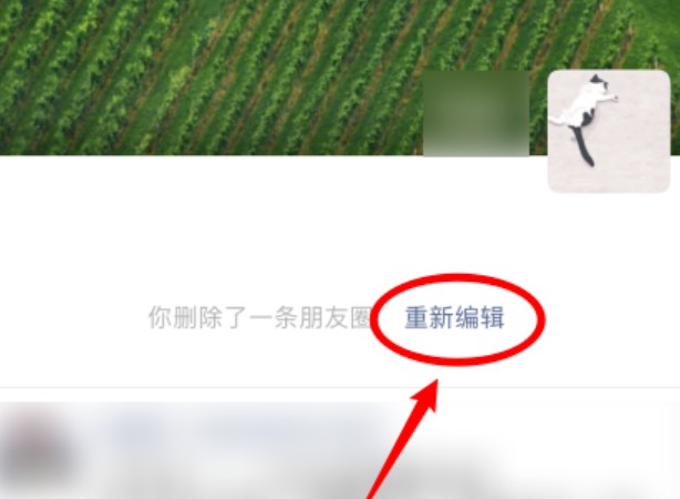 微信朋友圈刪除了能恢復(fù)嗎？朋友圈刪除后重新編輯文字方法