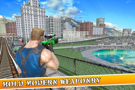 精英狙擊手城市射擊游戲槍械全完整版截圖5