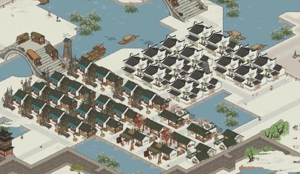 江南百景圖蘇州府布局圖一覽：蘇州雕像最佳布局攻略