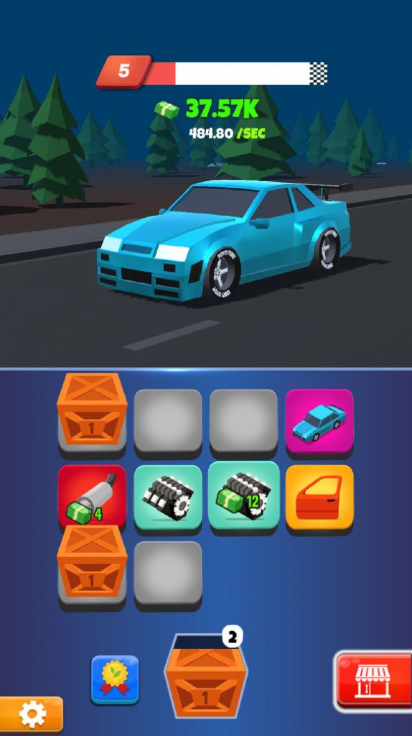 空閑汽車合并游戲版截圖2