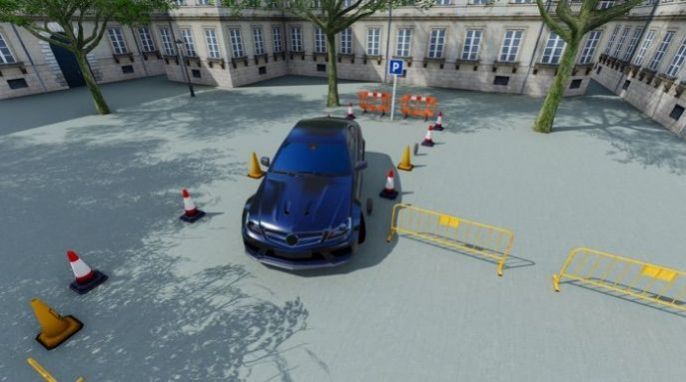 開小轎車游戲帶導(dǎo)航很真實的3D版截圖1