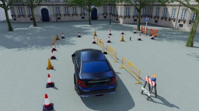 開小轎車游戲帶導(dǎo)航很真實的3D版截圖2