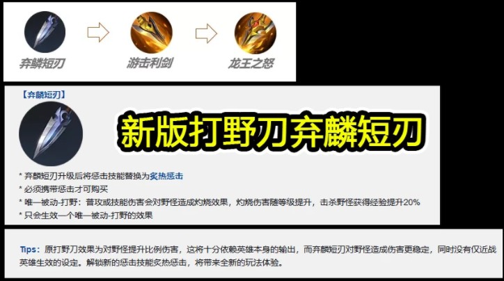王者榮耀新打野刀怎么樣？新打野刀屬性對比一覽