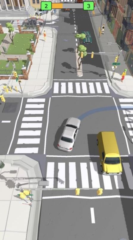 瘋狂出租車彎道3D游戲最新版截圖4