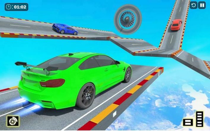 瘋狂出租車空中特技游戲最新版截圖1
