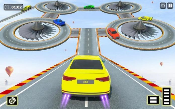 瘋狂出租車空中特技游戲最新版截圖3