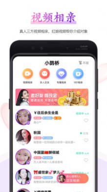 小鵲橋相親平臺(tái)APP版截圖1