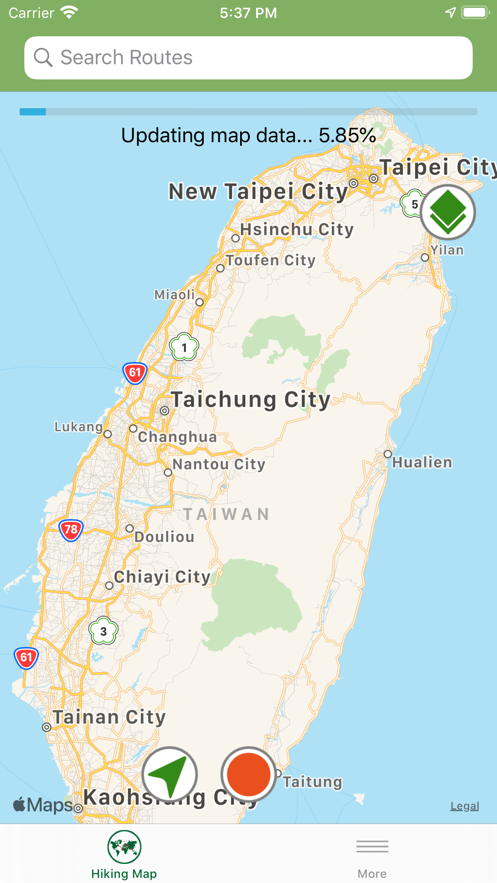 登山地圖APP版截圖1