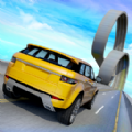 斜坡賽車空中賽道游戲全完整最新版