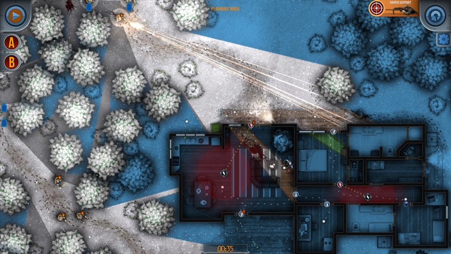 破門而入2北方特遣隊(duì)ios中文漢化中文版（Door Kickers）截圖1