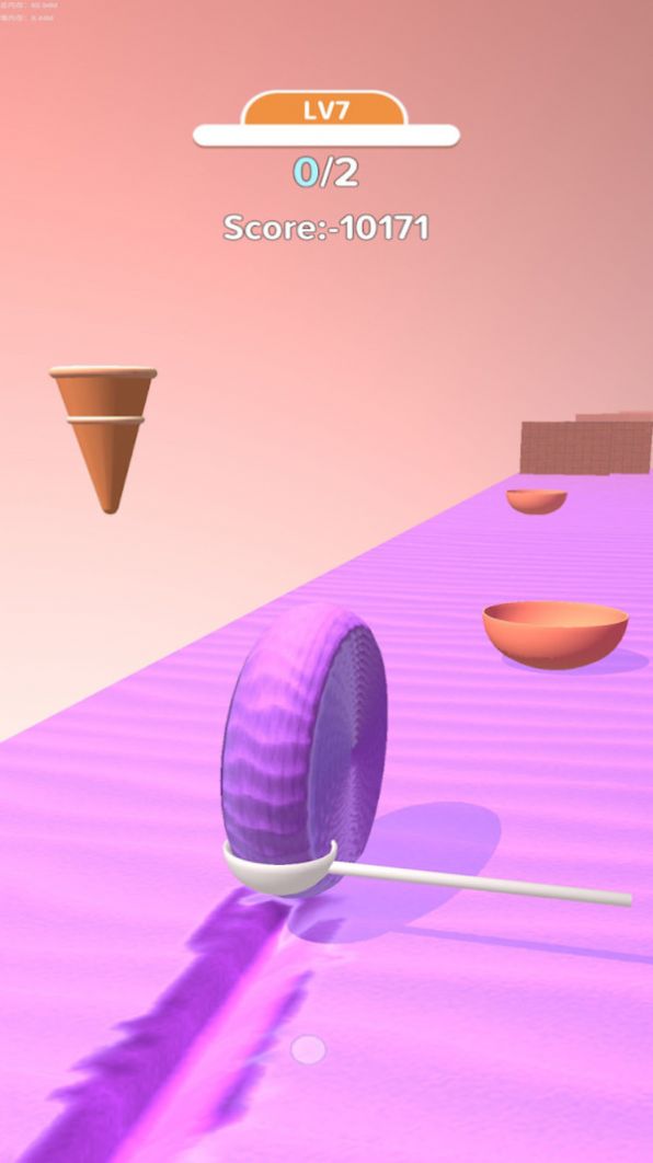 冰淇淋卷3D游戲安卓版截圖2