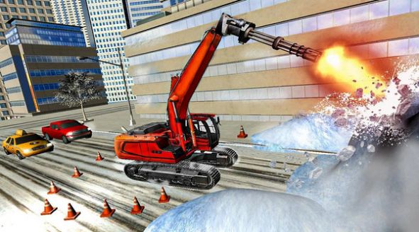 雪地挖掘機(jī)救援行動游戲安卓最新版截圖1